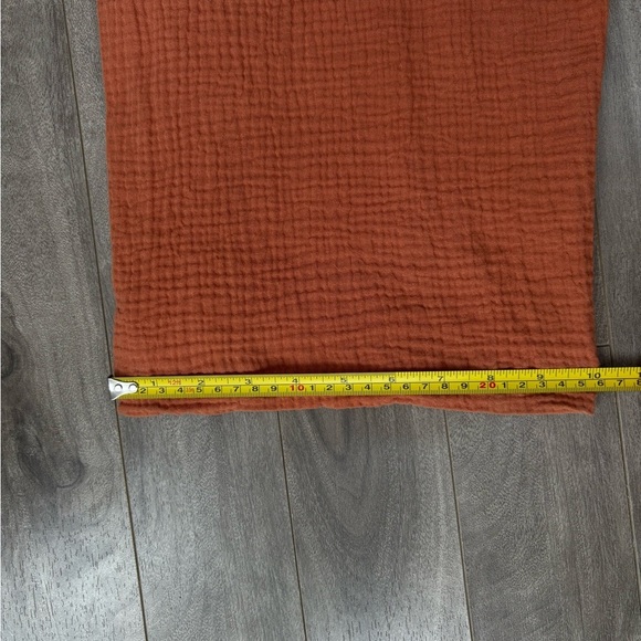 Madewell Lucie Cotton Gauze Jumpsuit Ruched Bodice Flutter Sleeves Size 2 NWT - Picture 10 of 10